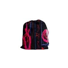 Calligraphy Drawstring Pouches (xs)  by bestdesignintheworld