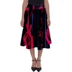 Calligraphy Perfect Length Midi Skirt by bestdesignintheworld