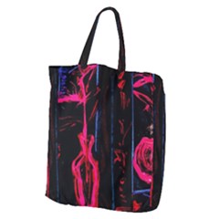 Calligraphy Giant Grocery Zipper Tote by bestdesignintheworld