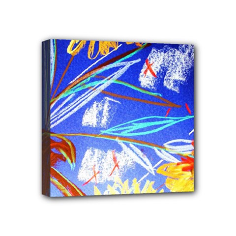 Ceramic Jur And Sunlowers Mini Canvas 4  X 4  by bestdesignintheworld