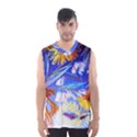 Dscf1385 - sunflowers in ceramic jur Men s Basketball Tank Top View1