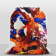 Smashed Butterfly 1 Drawstring Bag (small) by bestdesignintheworld