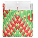 Christmas Geometric 3d Design Duvet Cover Double Side (Queen Size) View2