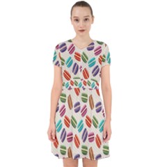 Macaron Macaroon Stylized Macaron Adorable In Chiffon Dress by Sapixe