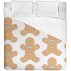 Pattern Christmas Biscuits Pastries Duvet Cover (king Size) by Sapixe