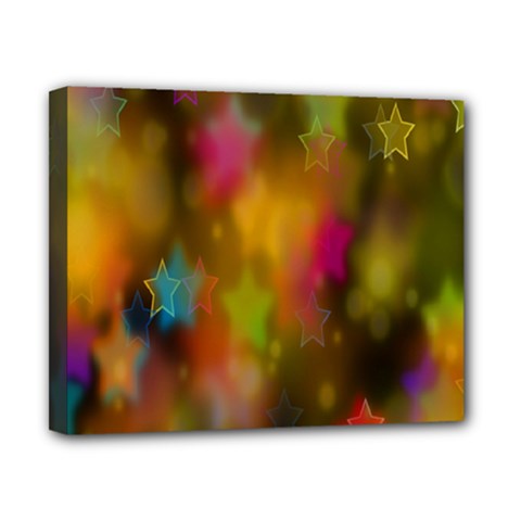 Star Background Texture Pattern Canvas 10  X 8  by Sapixe