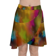 Star Background Texture Pattern Chiffon Wrap by Sapixe