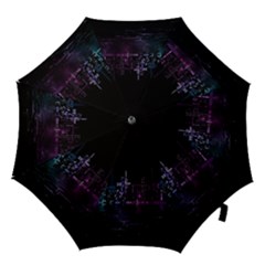 City Night Skyscrapers Hook Handle Umbrellas (small) by Sapixe