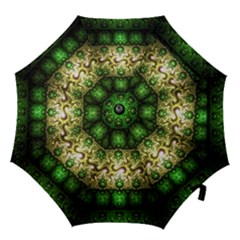 Fractal Art Digital Art Hook Handle Umbrellas (medium) by Sapixe