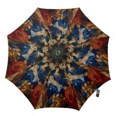 Feast Of The Rosary - Albrecht Dürer Hook Handle Umbrellas (large) by Valentinaart