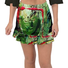 Continental Breakfast 6 Fishtail Mini Chiffon Skirt by bestdesignintheworld