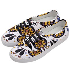 Sugar Skull Women s Classic Low Top Sneakers by StarvingArtisan