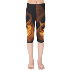 Skull Kids  Capri Leggings  by StarvingArtisan