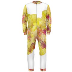 Yellow Rose Onepiece Jumpsuit (men)  by aumaraspiritart