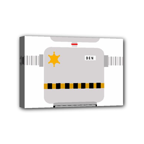 Robot Technology Robotic Animation Mini Canvas 6  X 4  by Simbadda