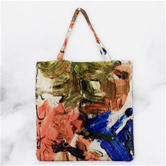 Pagoda And Calligraphy Grocery Tote Bag by bestdesignintheworld