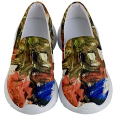 Pagoda And Calligraphy Kid s Lightweight Slip Ons by bestdesignintheworld
