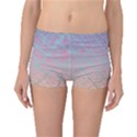 Pink Beige Elephant Skin Boyleg Bikini Bottoms View1