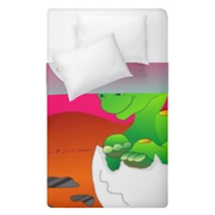 Dinosaur Dino Baby Dino Lizard Duvet Cover Double Side (single Size) by Nexatart