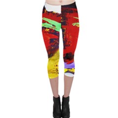 Balboa   Island On A Sand 19 Capri Leggings  by bestdesignintheworld