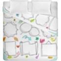 Set Chalk Out Chitchat Scribble Duvet Cover Double Side (King Size) View2