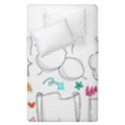 Set Chalk Out Chitchat Scribble Duvet Cover Double Side (Single Size) View1