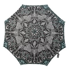 Ornate Hindu Elephant  Hook Handle Umbrellas (small) by Valentinaart