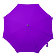 Light Purple Dots Pattern Hook Handle Umbrellas (medium) by LoolyElzayat