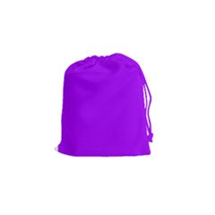 Light Purple Dots Pattern Drawstring Pouches (small)  by LoolyElzayat