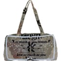 Motivational Calligraphy Grunge Multi Function Bag	 View1