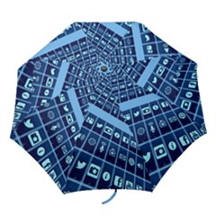 Mobile Phone Smartphone App Folding Umbrellas by Sapixe