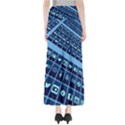 Mobile Phone Smartphone App Full Length Maxi Skirt View2