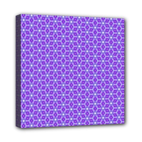 Lavender Tiles Mini Canvas 8  X 8  by jumpercat