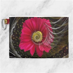 Fantasy Flower Fractal Blossom Canvas Cosmetic Bag (xl) by Sapixe