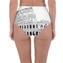 Line Art Architecture Reversible High-Waist Bikini Bottoms View2