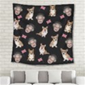 Queen Elizabeth s corgis pattern Square Tapestry (Large) View2