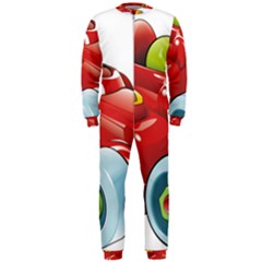 Car Vehicle Racing Car Formula Onepiece Jumpsuit (men)  by Sapixe