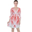 Lotus Flower Blossom Abstract Ruffle Dress View1
