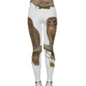 Bird Owl Animal Vintage Isolated Classic Yoga Leggings View2
