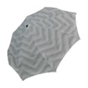 White Fabric Pattern Textile Folding Umbrellas View2