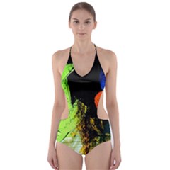 I Wonder-2 Cut-out One Piece Swimsuit by bestdesignintheworld