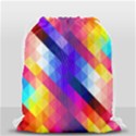 Abstract Background Colorful Pattern Drawstring Bag (Small) View2