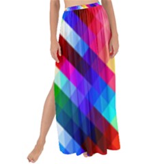 Abstract Background Colorful Pattern Maxi Chiffon Tie-up Sarong by Nexatart