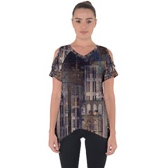 Architecture City Home Window Cut Out Side Drop Tee by Nexatart
