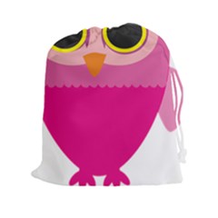 Sowa Owls Bird Wild Birds Pen Drawstring Pouches (xxl) by Sapixe