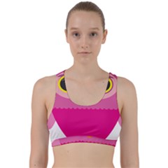 Sowa Owls Bird Wild Birds Pen Back Weave Sports Bra by Sapixe