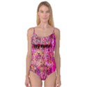 Hot pink mess snakeskin inspired  Camisole Leotard  View1