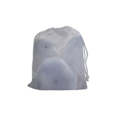 White Toy Balloons Drawstring Pouches (medium)  by FunnyCow