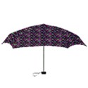 Hearts Butterflies Blue Pink Mini Folding Umbrellas View3