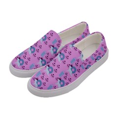 Punk Baby Pink Women s Canvas Slip Ons by snowwhitegirl